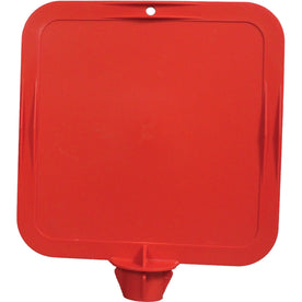 Impact Lock-In Sign: 10x14x2.5’’ Rectangular Red - Signs & Nameplates