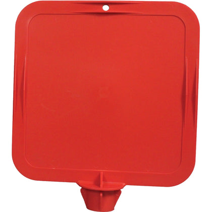 Impact Lock-In Sign: 10x14x2.5’’ Rectangular Red - Signs & Nameplates