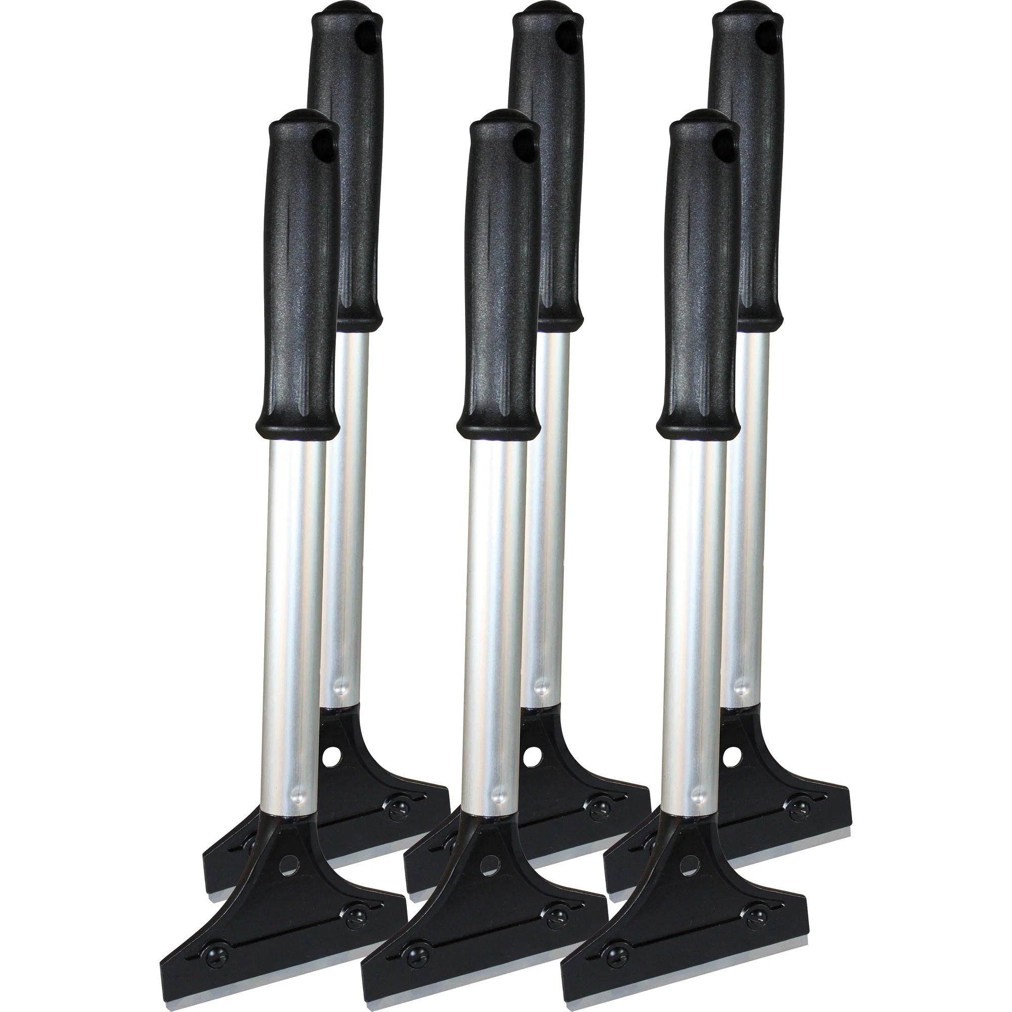 Impact Long Handled Scraper: 4’’ Steel Blade Comfort Grip - 6/Carton - Utility Knives & Cutters