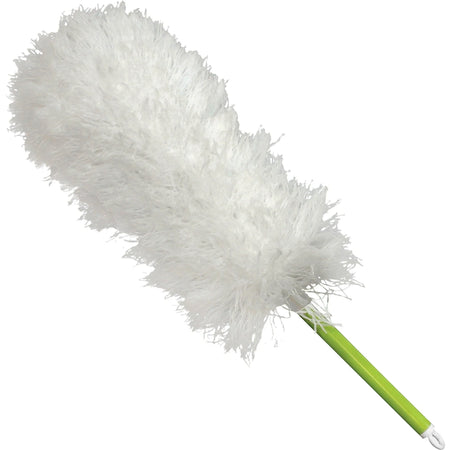 Impact Microfiber Hand Duster: 16’’ Length Green & White - 1 Each - Dusters