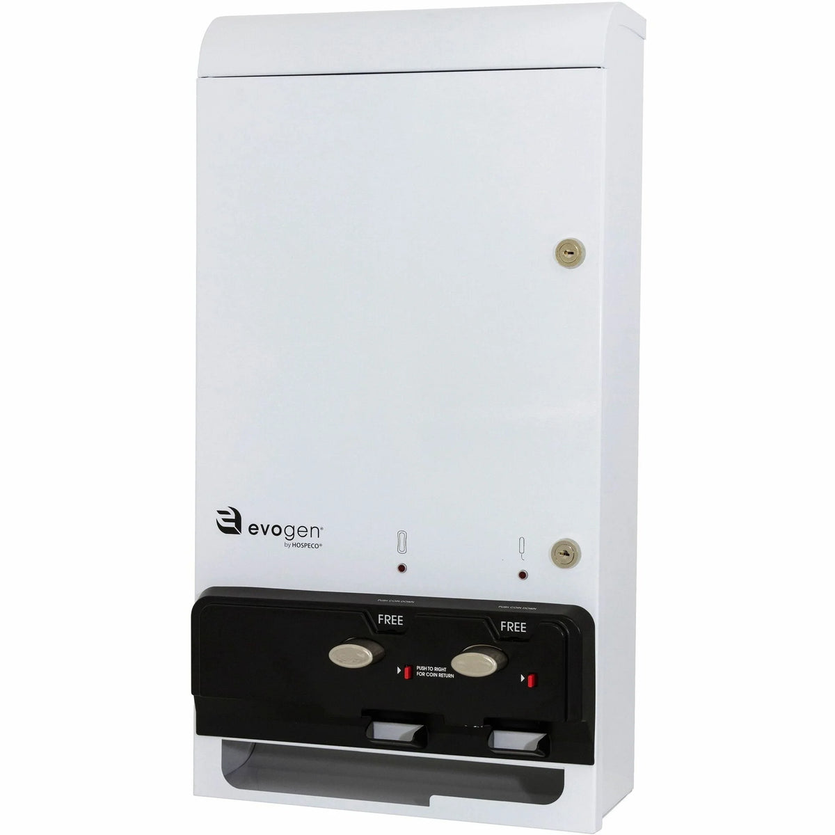 Impact Products Dual Vendor Hygiene Dispenser - 29.3’’ Height x 14.2’’ Width 6.9’’ Depth - White - Metal Steel - 1 Each
