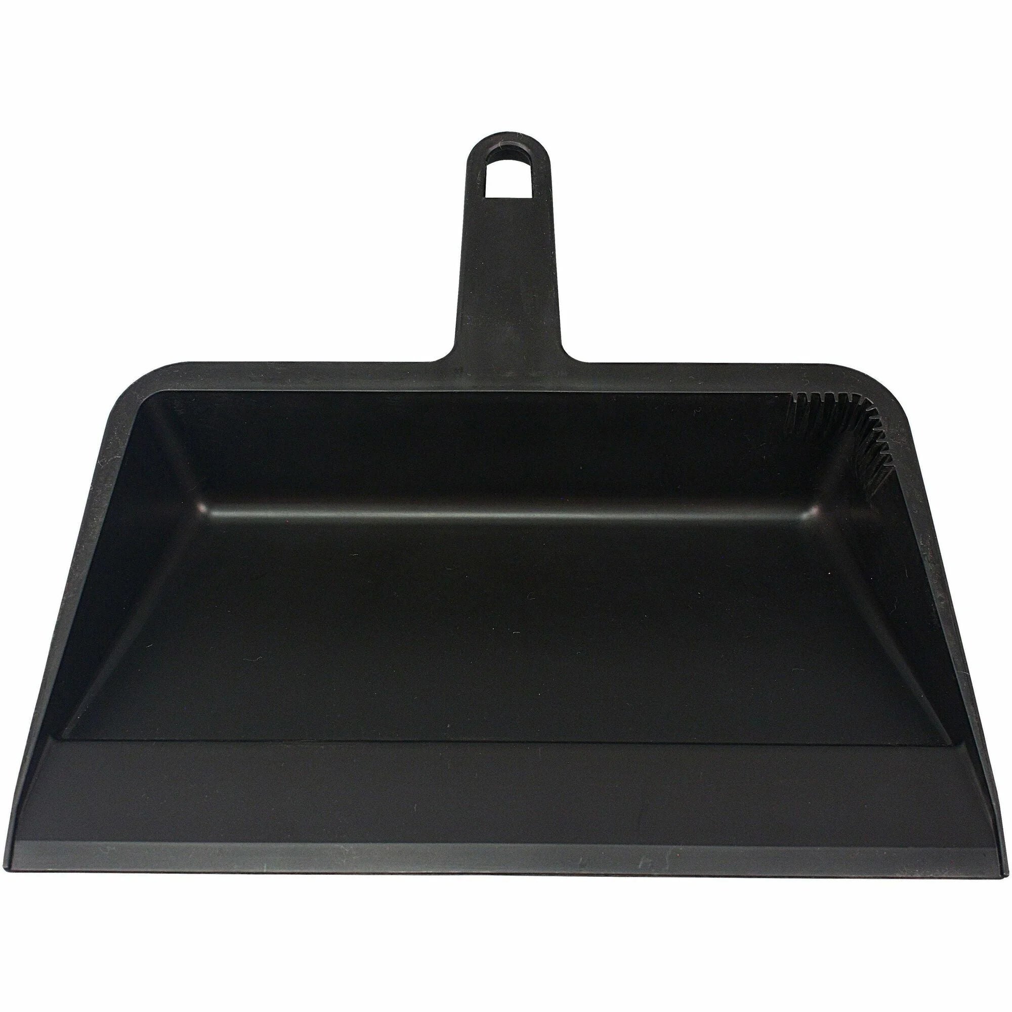 Impact Products Value-Plus Dust Pan - 12’’ Wide - Black Polypropylene - Pans