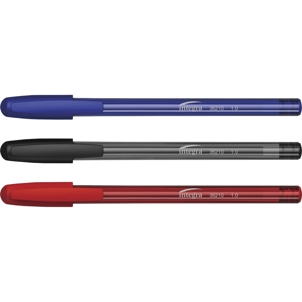 Integra 1.0mm Tip Ink Pen: Medium Point Liquid Pens Assorted Barrel - 60/Pack