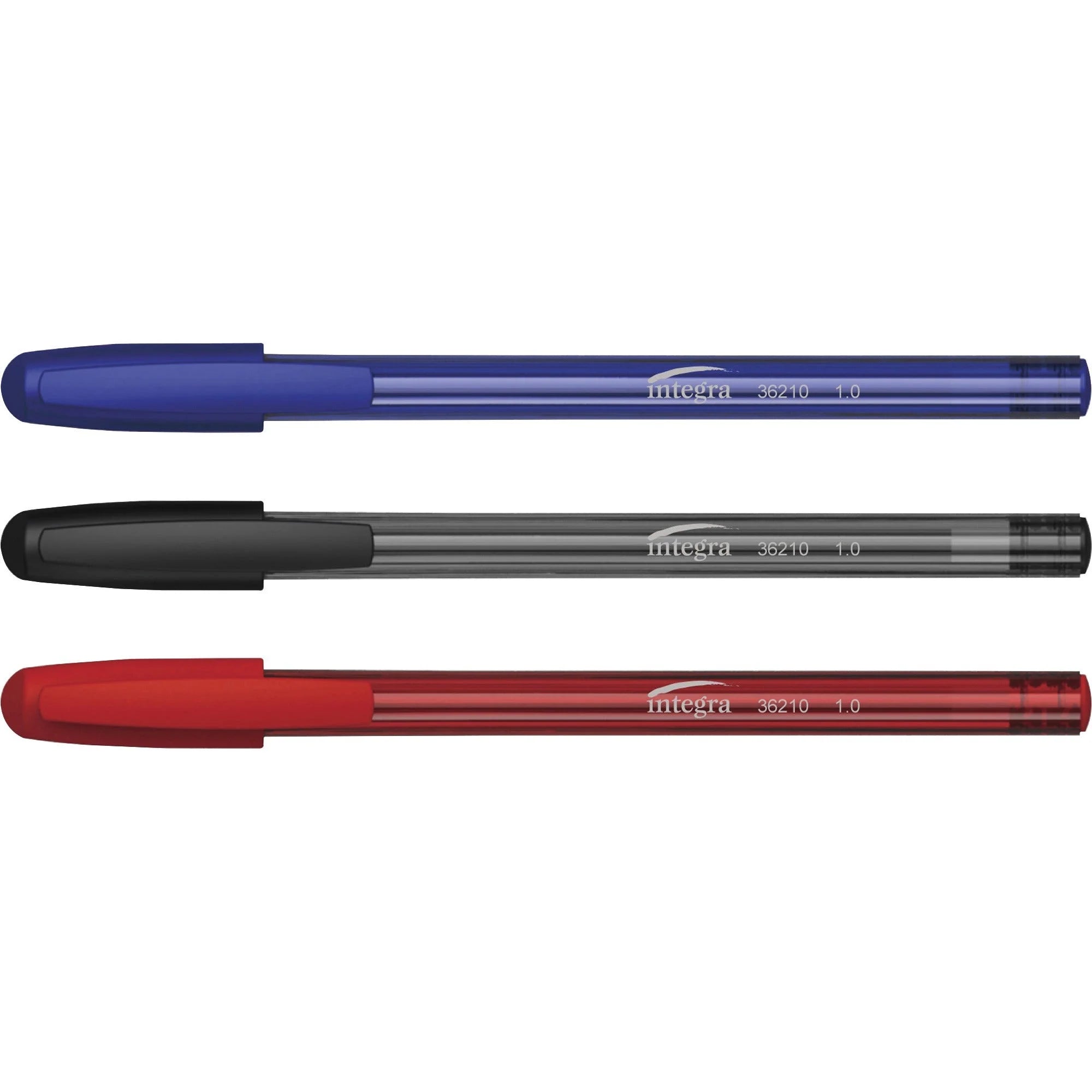 Integra 1.0mm Tip Ink Pen: Medium Point Liquid Pens Assorted Barrel - 60/Pack