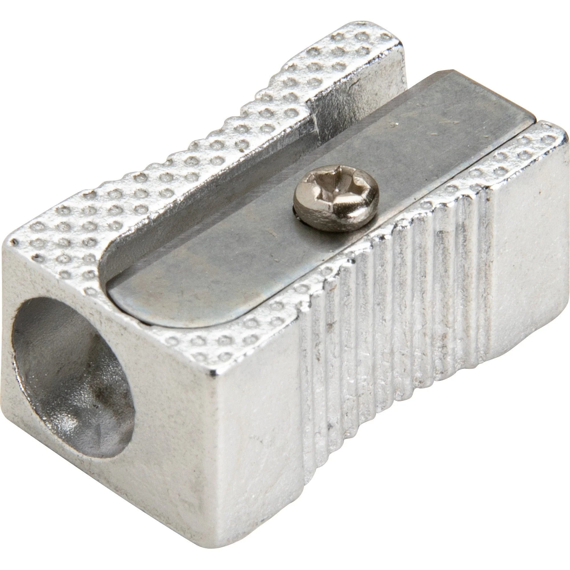 Integra Aluminum Pocket Pencil Sharpener - Compact 1-Hole Design - Sharpeners
