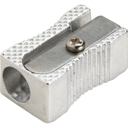 Integra Aluminum Pocket Pencil Sharpener - Compact 1-Hole Design - Sharpeners