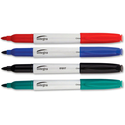 Integra Dry-Erase Marker Set - Bullet Point - Alcohol-Based Ink - Markers &