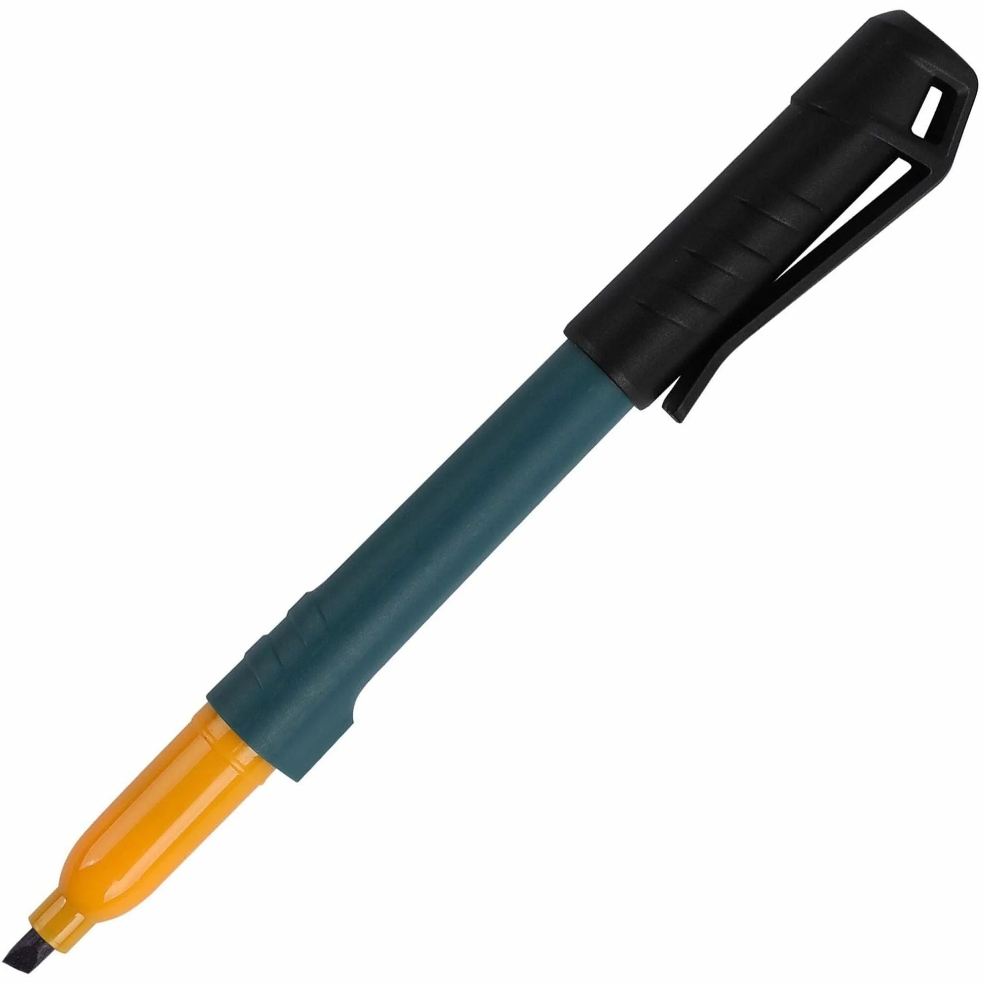 Integra Industrial Markers: Chisel Point Black Ink - 12/Box - Markers & Dry-Erase