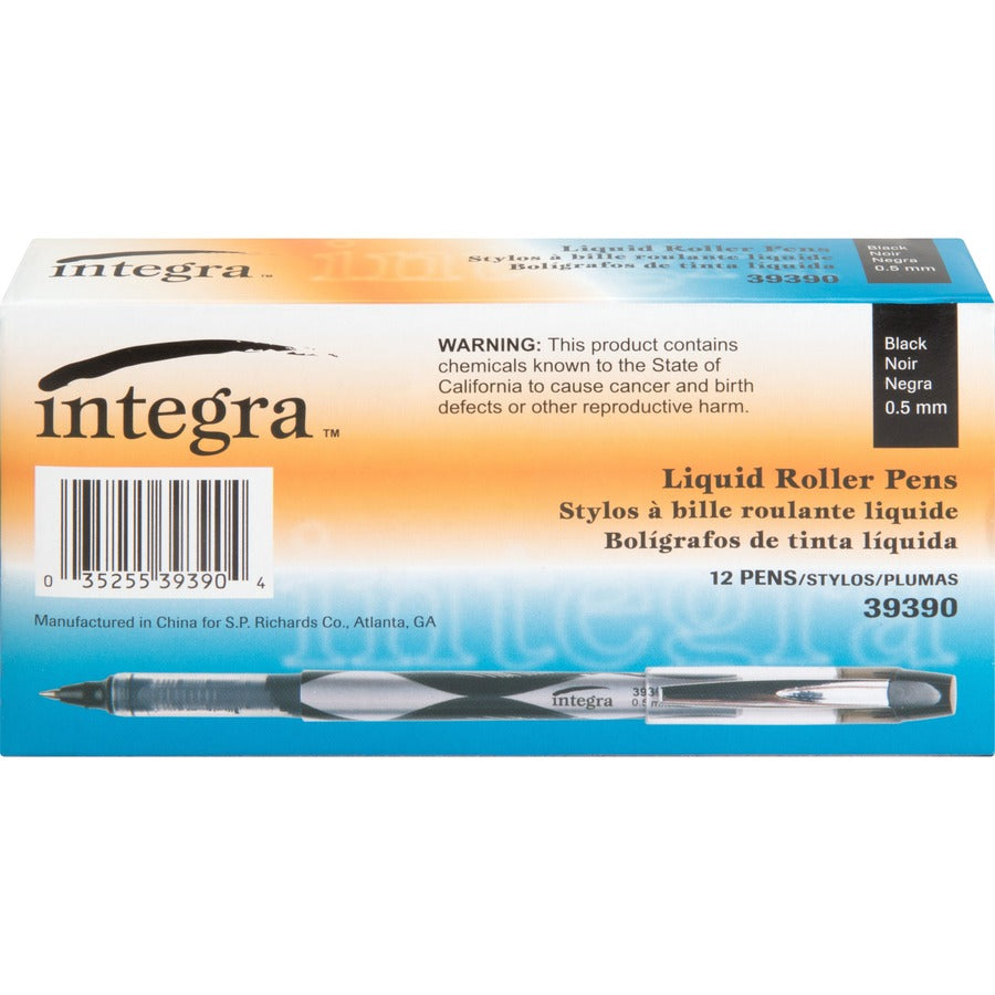 Integra Liquid Ink Rollerball Pens - Front