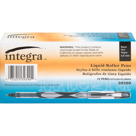 Integra Liquid Ink Rollerball Pens - Front