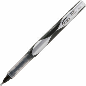 Integra Liquid Ink Rollerball Pens: 0.5mm Extra Fine Point Black Metal Tip - Pens