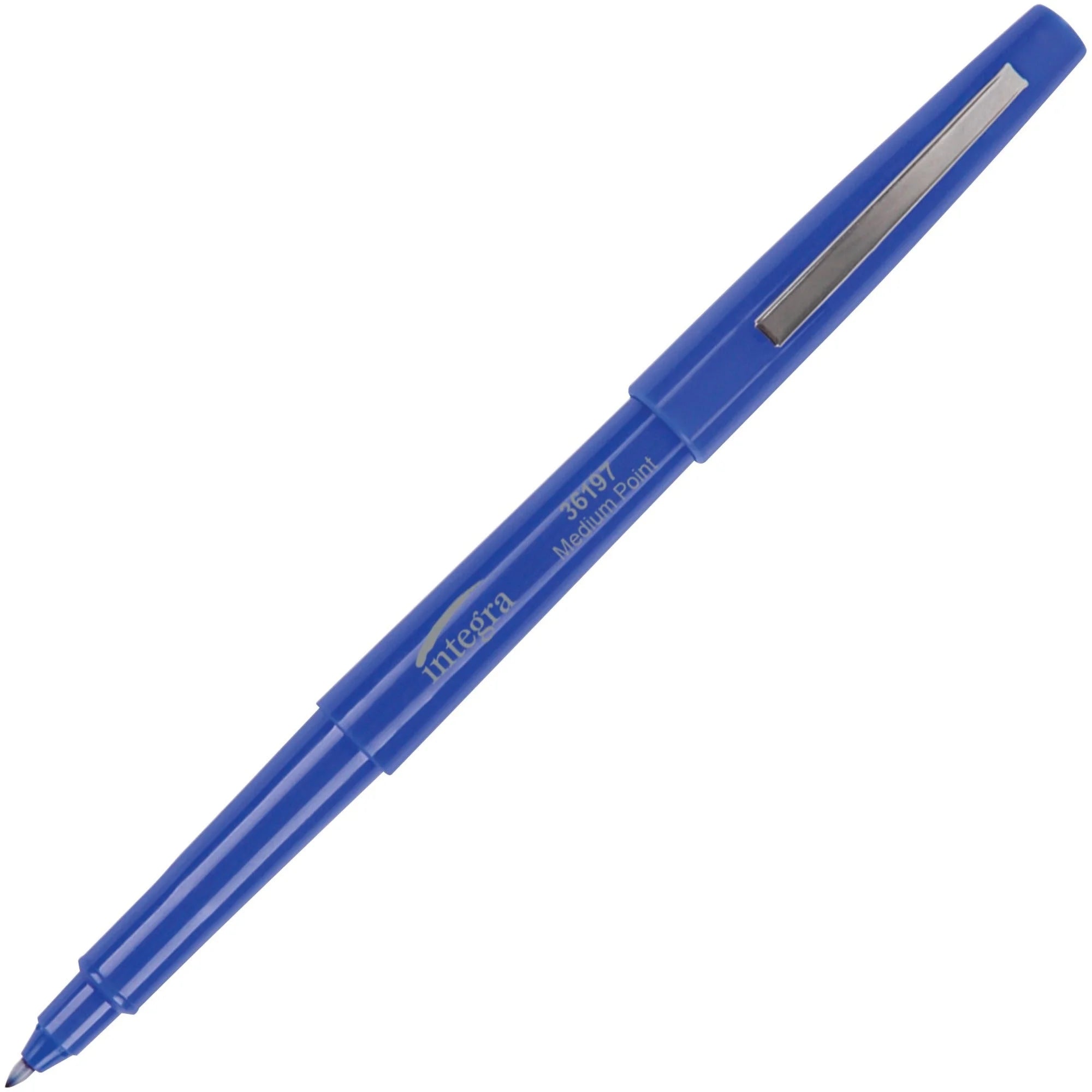 Integra Medium-Point Pen: Blue Ink Water-Based Barrel - Pens