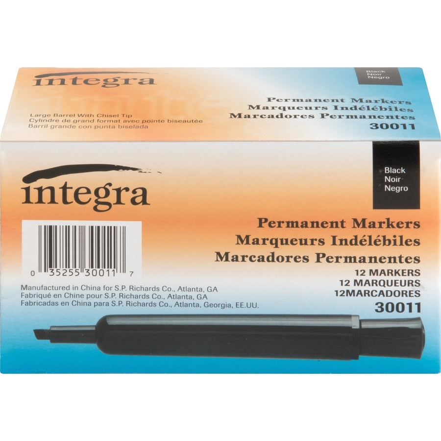 Integra Permanent Chisel Markers - Front