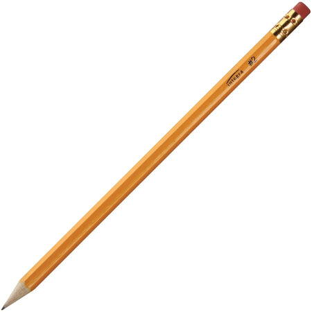 Integra Presharpened No. 2 Pencils - Yellow Barrel - 144/Box