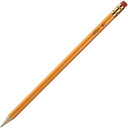 Integra Presharpened No. 2 Pencils - Yellow Barrel - Pack of 12