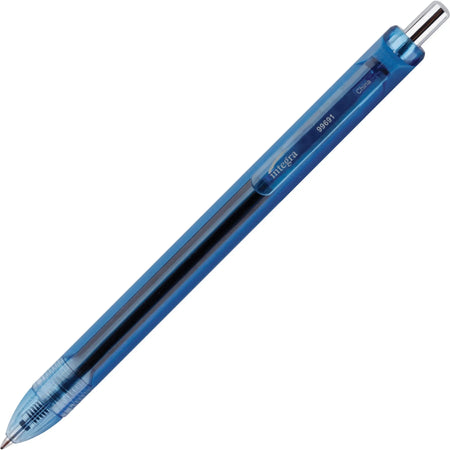 Integra Quick Dry Gel Ink Pens - 0.7mm Blue - Retractable - 1 Dozen
