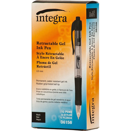 Integra Retractable 0.5mm Gel Pens - Left