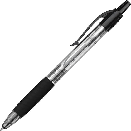Integra Retractable Gel Pen: 0.7mm Medium Point Black Ink - Pens