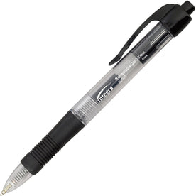 Integra Retractable Gel Pens: 0.7mm Medium Point Black Ink - Pens