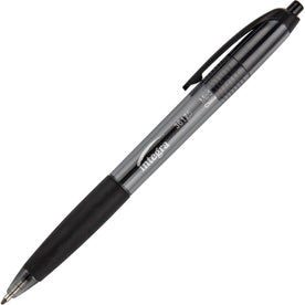 Integra Rubber Grip Retractable Pens - Smooth Writing Black Ink