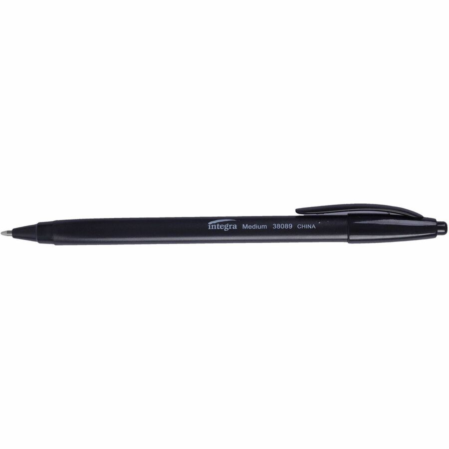 Integra Triangular Barrel Retractable Ballpnt Pens - Front