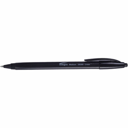 Integra Triangular Barrel Retractable Ballpnt Pens - Front