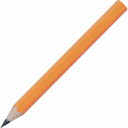 Integra Wood Golf Pencils: Black Lead Yellow Barrel - 144/Box - Pencils