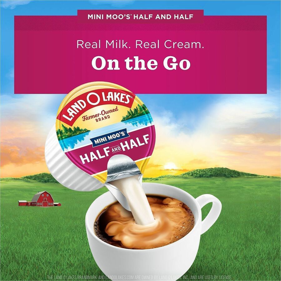 International Delight Land O Lakes Mini Moo’s Half & Cream Singles - Creamers