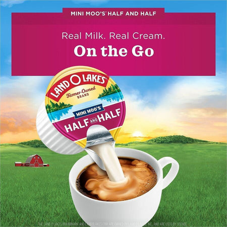 International Delight Land O Lakes Mini Moo’s Half & Cream Singles - Creamers