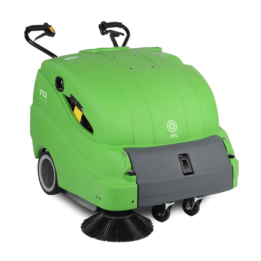 IPC 712 36″ Battery Walk‑Behind Vacuum Sweeper – Commercial Floor Cleaning Machine