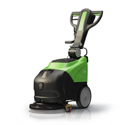 IPC CT15 B35 14″ Battery Operated Automatic Scrubber – Walk-Behind Floor Cleaner with On-Board Charger AGM Batteries &