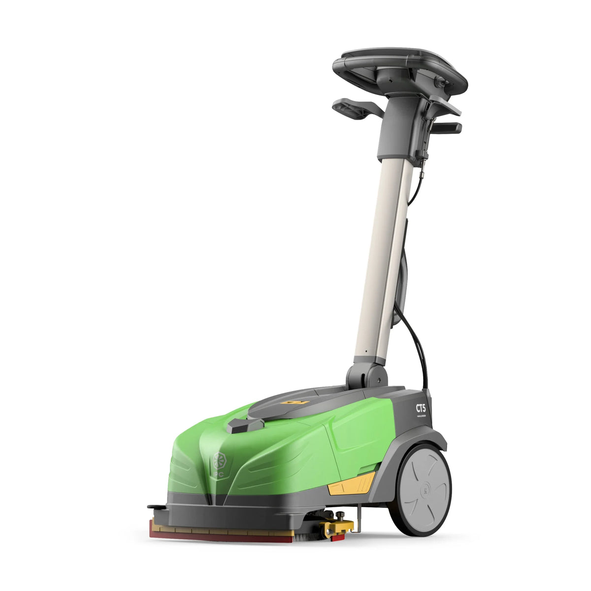 IPC CT5 Compact Battery Floor Scrubber | 11″ Mini Walk-Behind Cleaning Machine
