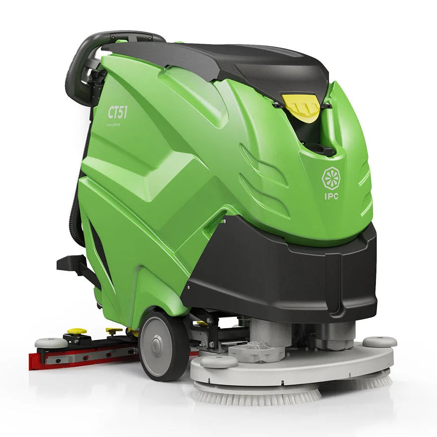 IPC CT51B50 Walk-Behind Floor Scrubber – 13/14 Gal 20” Brush Drive w/ On-Board Charger Pad Driver (P) or (B)