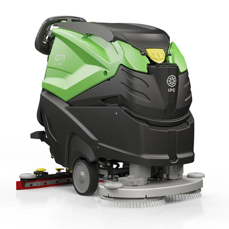 IPC CT71XP70-OBC 19/20 Gal. 28” Actuated Disc Scrubber Traction Drive On-Board Charger Pad Driver (P) or Brush (B)
