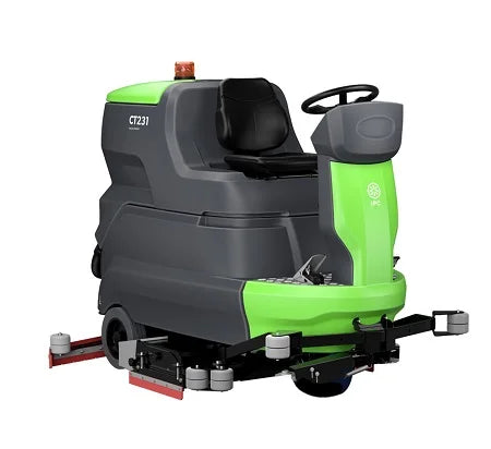 IPC CT231BT105-CD Automatic Rider Floor Scrubber | 42” Disc Chem Dose 58 Gal Solution / 60 Recovery Battery Operated