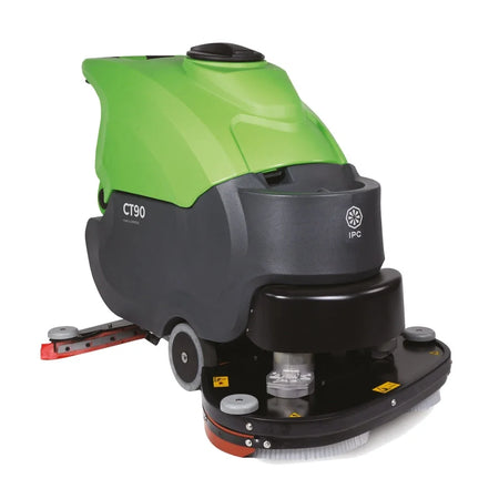 IPC Eagle CT90BT85 – 32” Traction Drive w/ On-Board Charger Pad Drivers (P) or Brushes (B) Walk-Behind Floor Scrubber