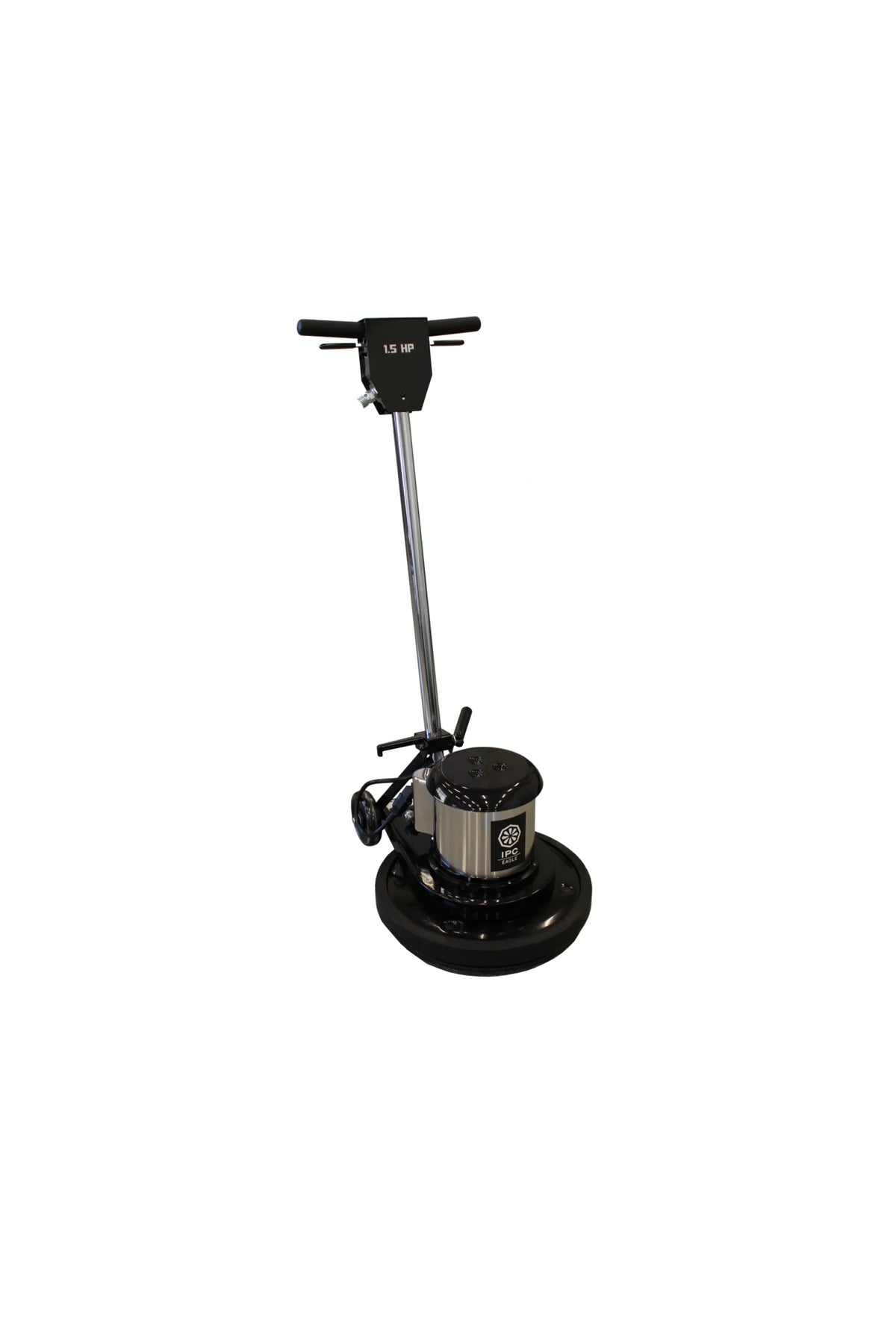 IPC FM17 Heavy Duty 17″ Single Disc Floor Machine | 1.5 HP Dual Capacitor Stainless Steel Base Includes Pad Driver