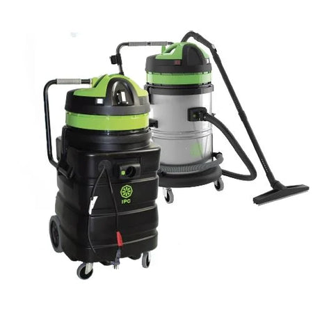 IPC GS162-AD Wet Auto Discharge Vac Steel 1-Motor – Includes 1.5’’ Hose 3-Piece Plastic Wand & Squeegee Tool