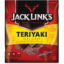 Jack Link’s Teriyaki Beef Jerky Snacks - Delicious Flavor - 2.85 oz Bag