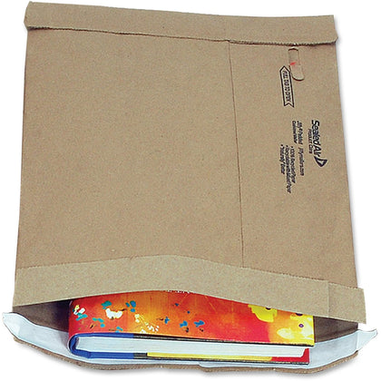 Jiffy Heavy-duty Kraft Self-seal Mailer - #7 - 14 1/4’’ x 20’’ - Natural & Satin Gold - Mailers