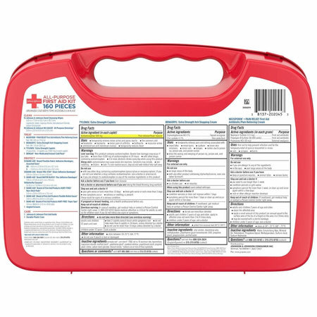 Johnson & Johnson All Purpose First Aid Kit - Rear