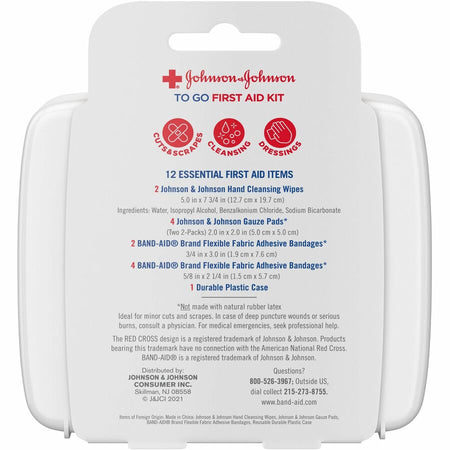 Johnson & Johnson First Aid to Go - Rear