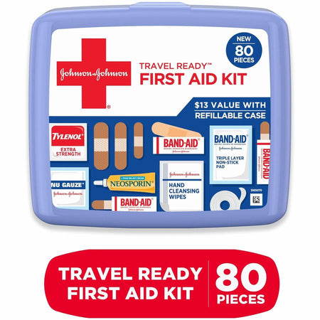 Johnson & Johnson Travel Ready First Aid Kit - Front