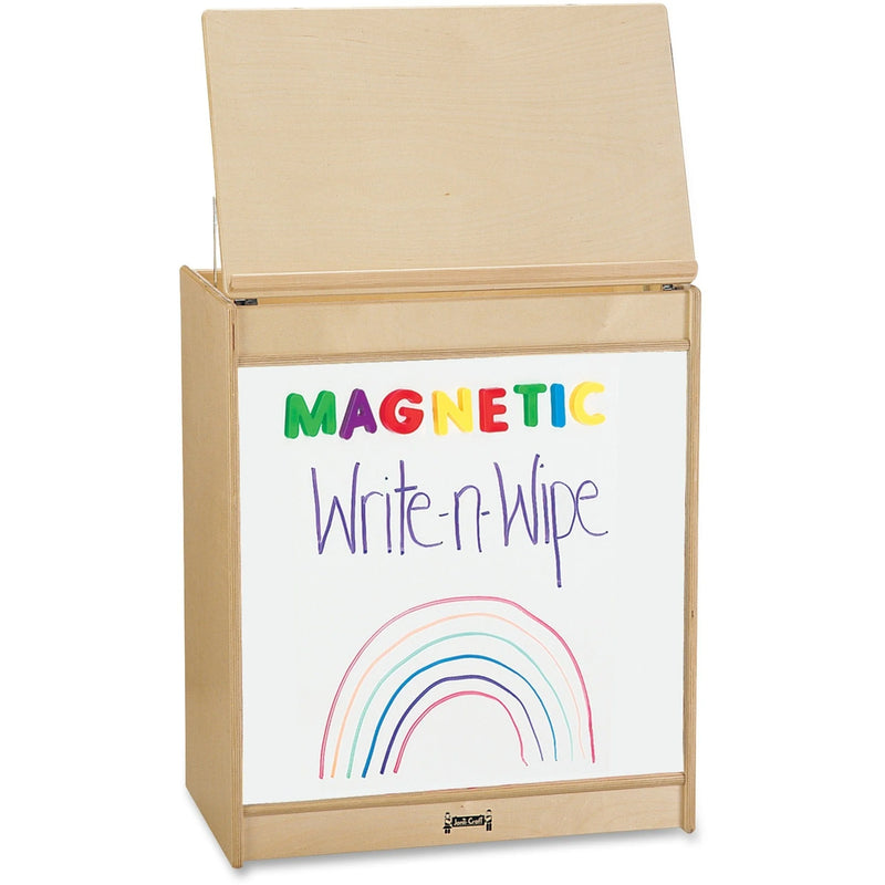 Jonti-Craft Big Book Write-n-Wipe Easel - Educational Rubber & Acrylic - Art Stations