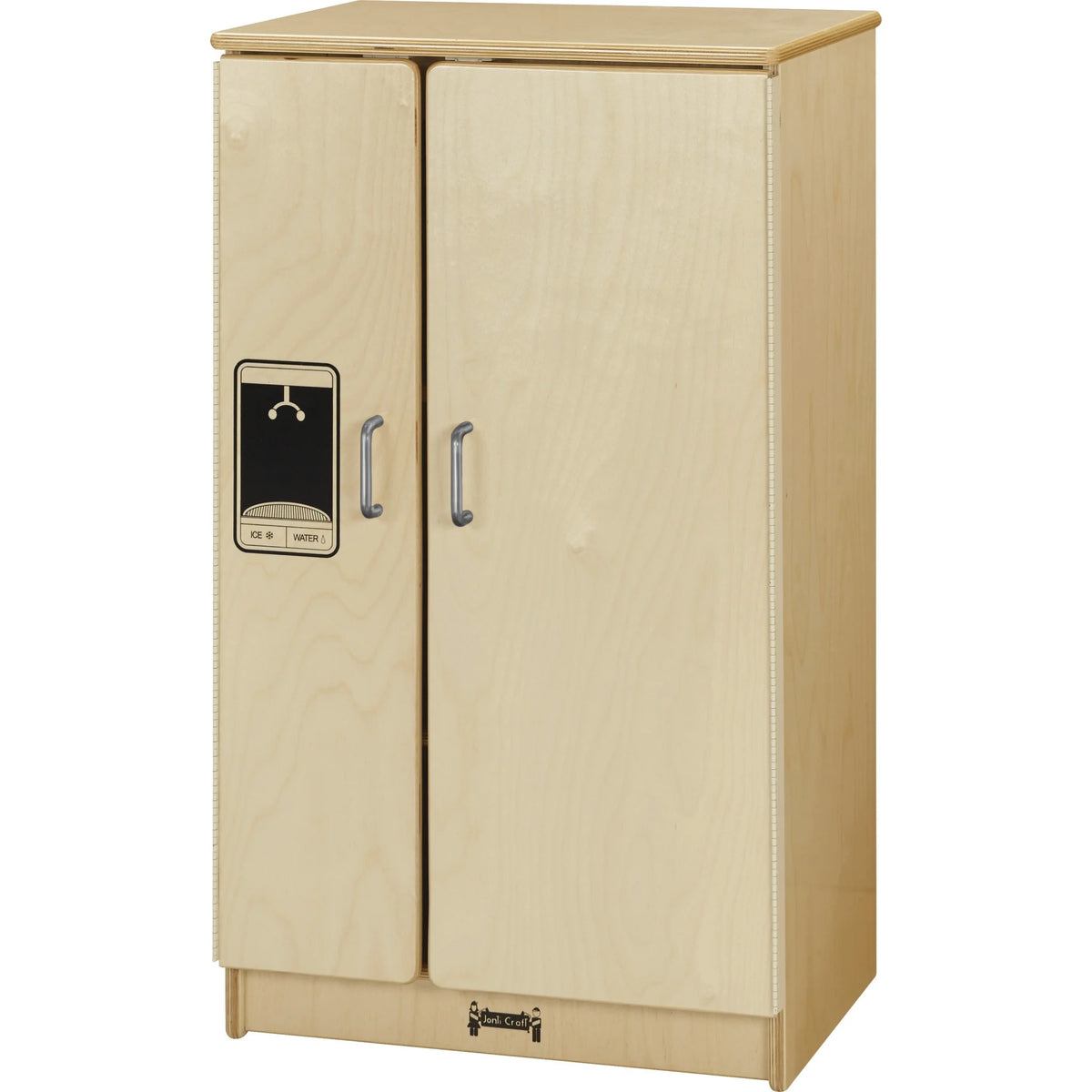 Jonti-Craft Culinary Creations Play Kitchen Refrigerator - Woodgrain - Pretend