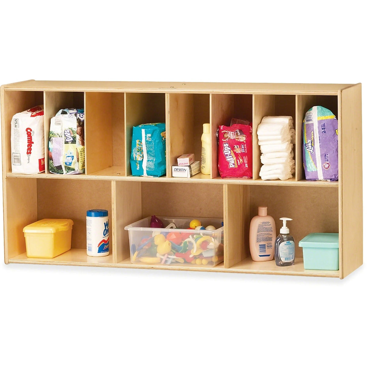 Jonti-Craft Diaper Organizer: Durable Baltic Acrylic - 25’’x48’’x12’’ - Cubbies & Storage