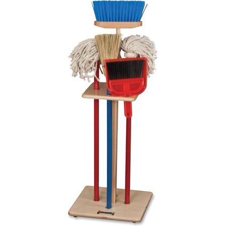 Jonti-Craft Housecleaning Set-n-Rack - 2000
