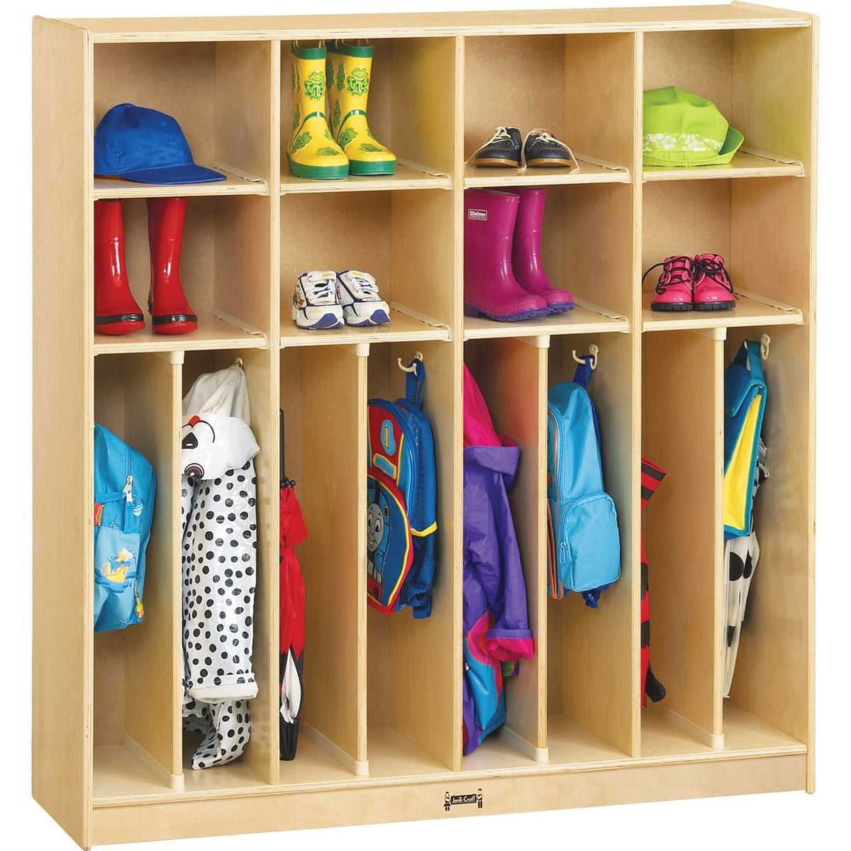Jonti-Craft Neat-n-Trim Open Cubbie Storage Locker - 2000