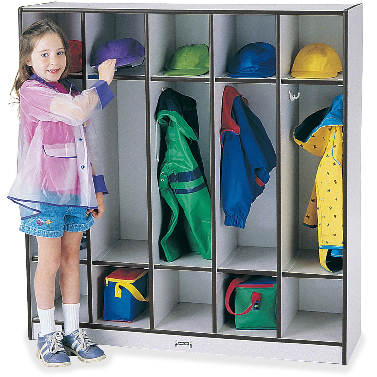 Rainbow Accents Rainbow Accents 5-section Coat Locker - 2000