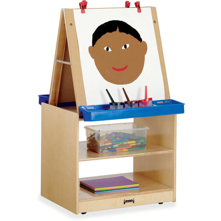 Jonti-Craft Rainbow Accents Art Center: Baltic Stand Multi-Station Durable & Easy to Clean - Stations